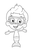 Bubble Guppies kleurplaat 7